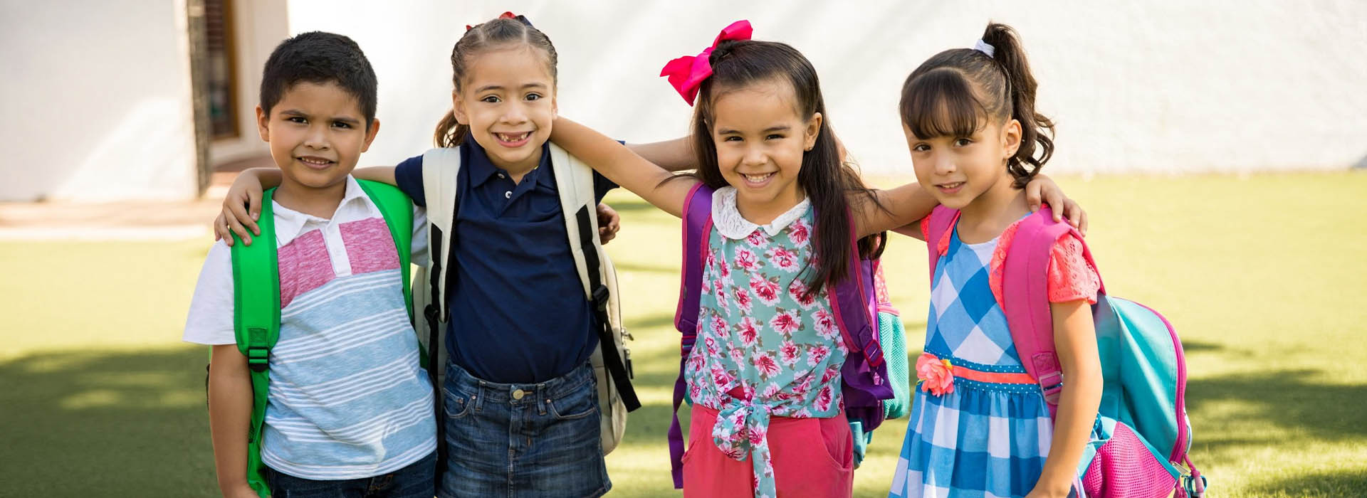 Kids ready for school